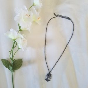 Silver Owl Necklace